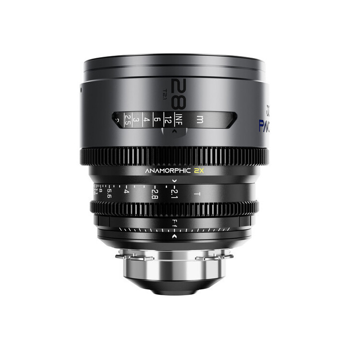 DZOFilm DZO-PA2821PLMB - Pavo 2x Anamorphic 28mm T2.1 for PL/EF Mount (S35) metric - Blue Coating