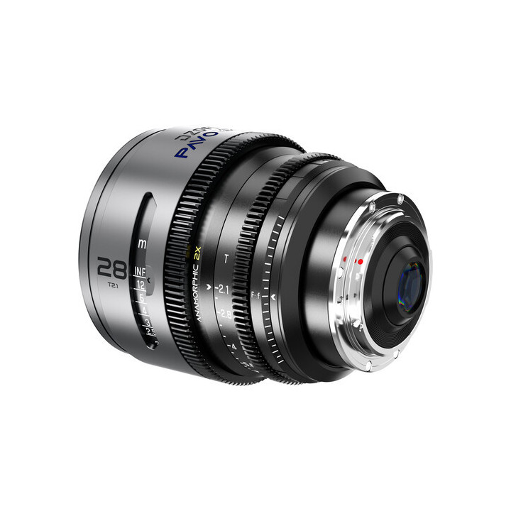 DZOFilm DZO-PA2821PLMB - Pavo 2x Anamorphic 28mm T2.1 for PL/EF Mount (S35) metric - Blue Coating