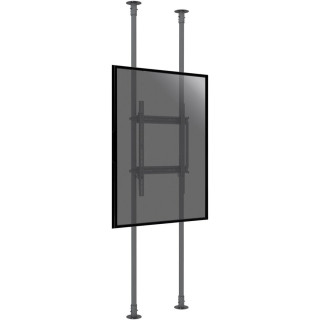 Kimex 032-1009K - Floor-to-ceiling Mount for Portrait TV Screens 50''- 100'' - Height 300cm Max