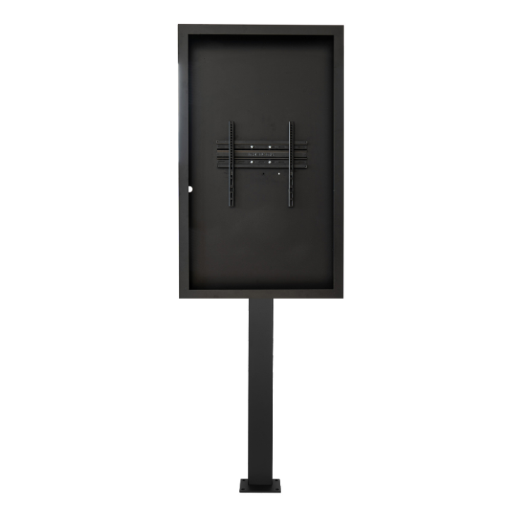 Kimex 033-1003K1 - Screw-on Shop Window Stand With Box for 55'' Screens - Vesa 400x600 Max