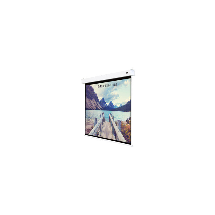 Kimex 047-1514 - Battery Powered Electric Projection Screen 2.40 X 1.35m - Format 16:9