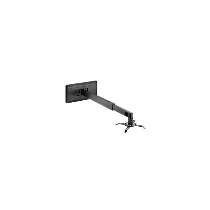 Kimex 051-1004 - Video Projector Wall Mount, Adjustable Length 92-151cm, Black