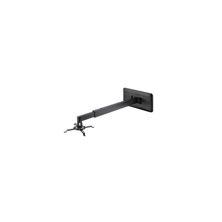 Kimex 051-1004 - Video Projector Wall Mount, Adjustable Length 92-151cm, Black