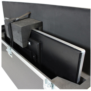 Kimex 103-6575 - Flight Case for Two TV Screens 65'' - 75''
