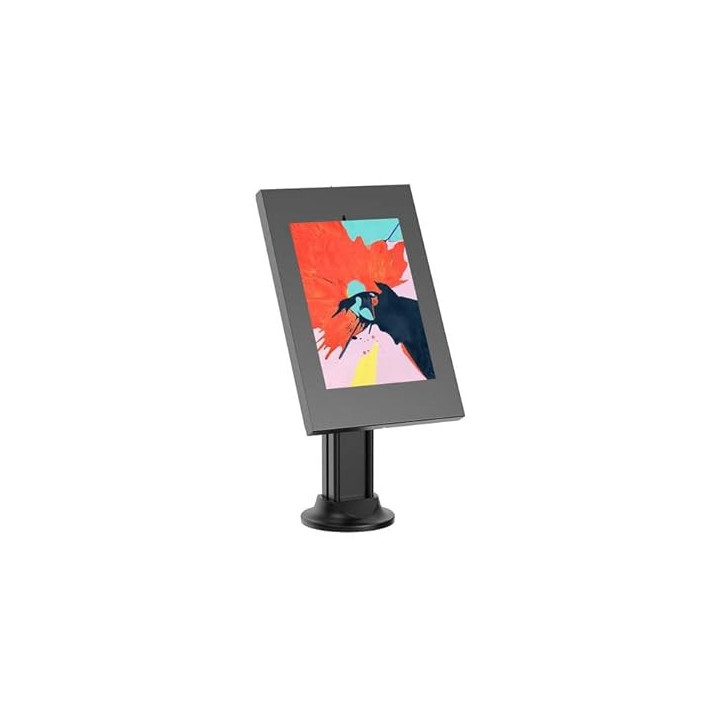 Kimex 091-3143K2 - Universal table stand for Apple and Samsung tablets 9.7''-11'', Black
