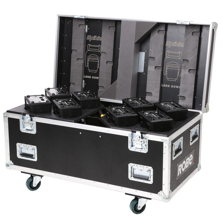 Robe lighting 10120198 - Eight-Pack Top Loader Case for ROBIN Spikie