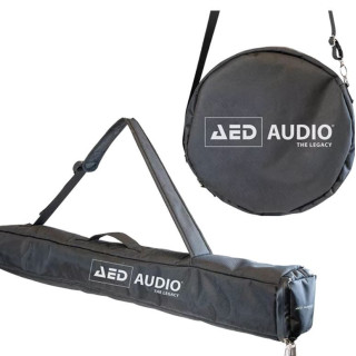 AED Audio MULTISTAND BAG SET - Speaker Stand Bag Set (Set with 1 Pole bag & 1 Base bag, to carry 2 speaker stands)