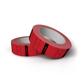 C-tape A-CTAPE25ROU - 25 mm DIT 25mm x 15m Red