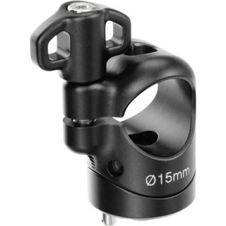 Wooden Camera WC-A00489 - Universal 15mm Rod Clamp (3/8"-16, 1/4"-20, 1/4"-20 SmallHD)