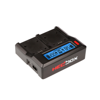 Hedbox RP-DC50/BPA60 - RP-DC50 Digital LCD Dual Battery Charger Kit with RP-BPA60 Battery Plates