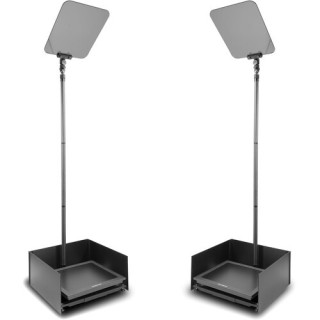 Prompter People PRO-SP17PHB-CARB - PP-Stage Pro 17" Pair High Bright with Carbon Fiber Poles