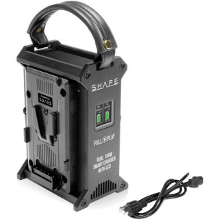 Shape V10PWC - FULL PLAY Dual V-Mount 100W Fast Charger with LCD