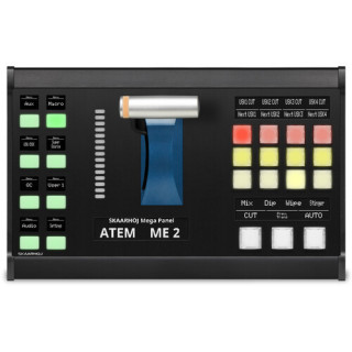 Skaarhoj T-BLOCK-L-V1B-BK - T-Block Left w/Blue Pill Inside - Black