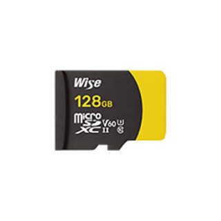Wise WI-MSD-S128 - 128GB microSDXC UHS-II V60 Memory Card